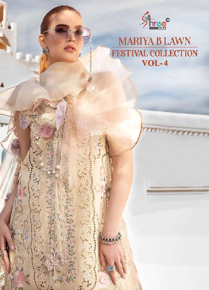 MARIYA B LAWN FESTIVAL VOL  -4 OPEN PIC by SHREE